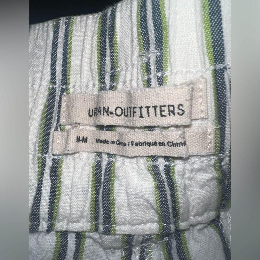 Urban Outfitters Striped Cotton & Linen Blend Women’s Pants size Medium EUC - Picture 6 of 8